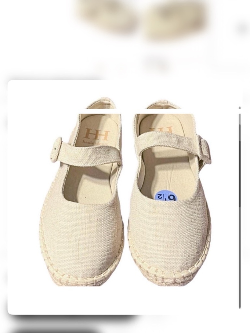 Women’s Beige Mary Jane Espadrilles